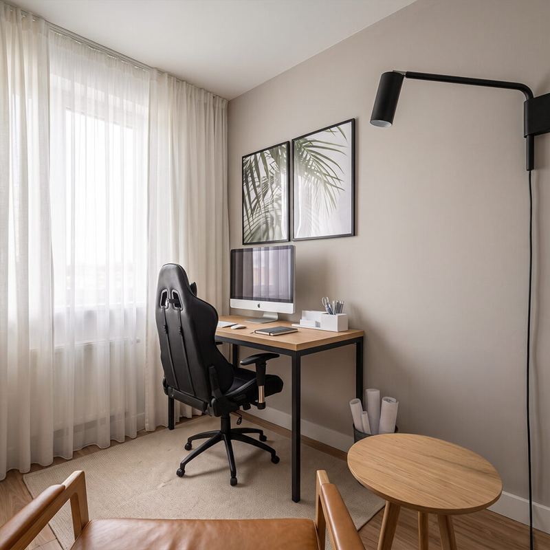 Holland: bancada de trabalho do home office